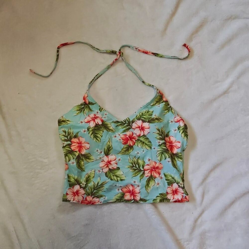 Unbranded Women's Pink and Blue Bikini-and-tankini-tops